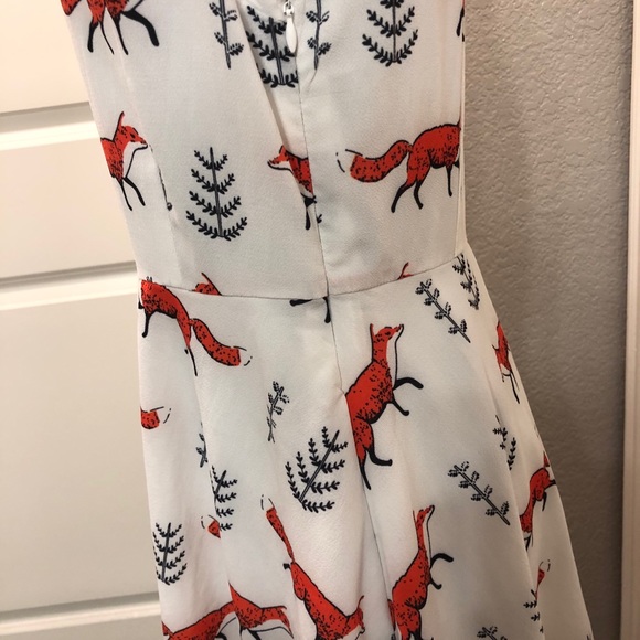 ❌Sold❌Price Firm Quirky Fox Print Dress 🦊🦊 - Picture 6 of 10